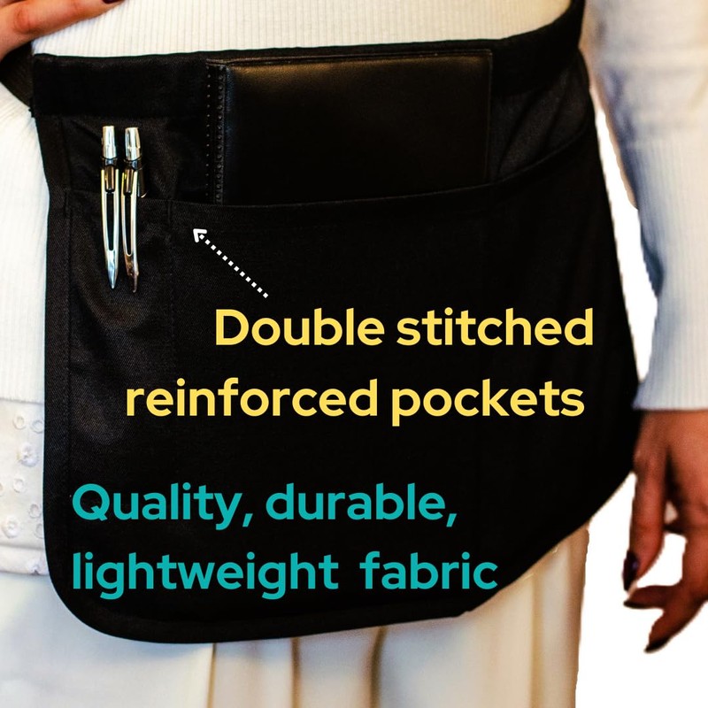 Staffshare365.net Apron Restaurant Bar Waiter Waitress Server Easy Adjustable Belt