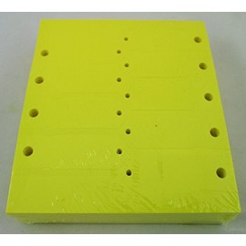 YELLOW Self-Locking Arrow Key Tags (1,000 per pack) Size 4 1/2" X 3/4" (YELLOW)