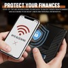 SAVOUR LUXE LTD Carbon Fibre RFID Blocking Wallet – Slim