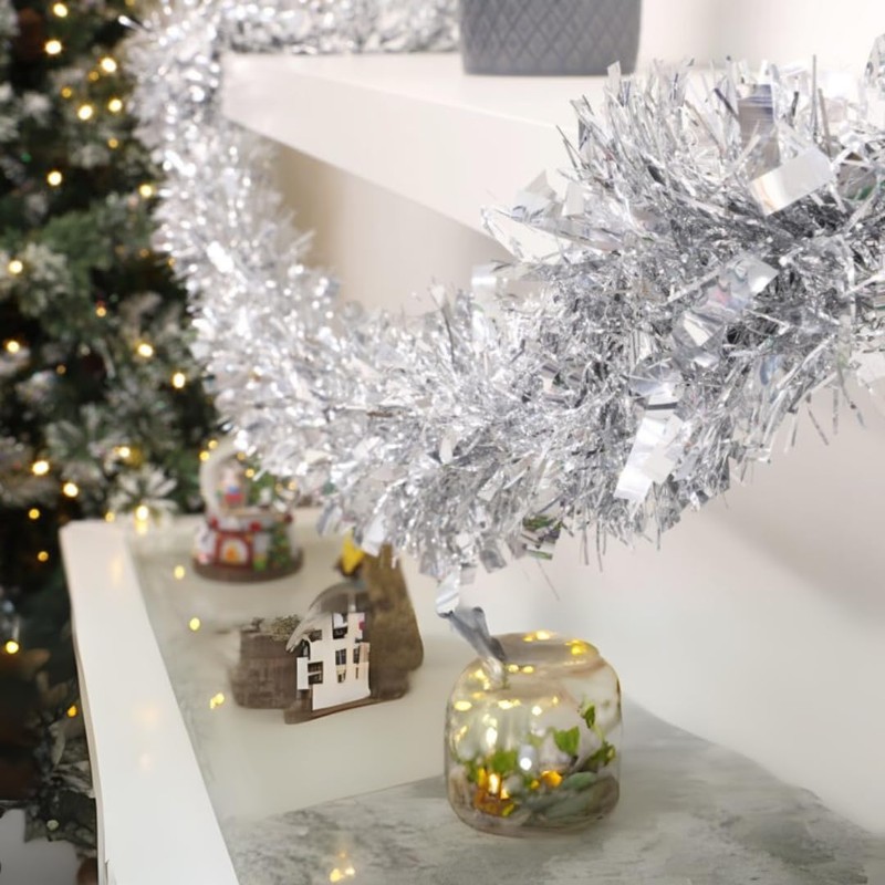 Rocking Party Luxury Thin Metallic Christmas Tinsel Decoration – Festive