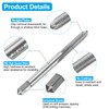 uxcell Tap and Drill Bit Set, 2pcs 10-32 UNF Straight