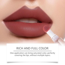 Flüssiges Lipgloss, Lipgloss Matt Wasserfest Langlebiges Wasserdichtes Mattes Lippentönungs, Glitzer Flüssiger Lippenstift Lip Gloss Für Mädchen Damen Geburtstag Geschenk (Lila)