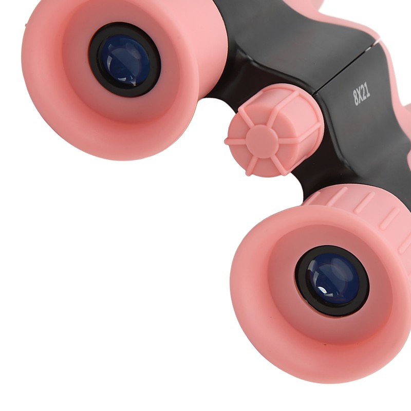Kids Binoculars 8X Magnification Natural Rubber Glass Optical Lenses Durable