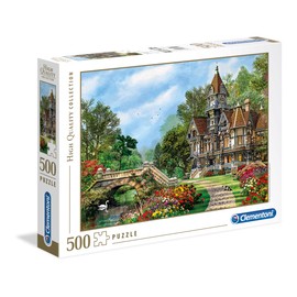 Clementoni Old Waterway Cottage 500 Piece Jigsaw Puzzle for Adults