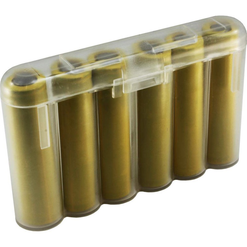 Birdz 5 Clear 18650 & CR123A 6 Battery Holder Storage