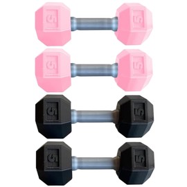 Dumbbell 2 Pcs Dumbbells for Baby Mini 1.8x4.7 In Silicone Hand Weight Lifting Set for Fitness Exercise Funny Sport Toys for Toddlers (Black)