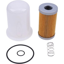 Unbranded Fuel Filter Kit with O-ring Filter Bowl Spring 15521-43160 For Kubota L Series