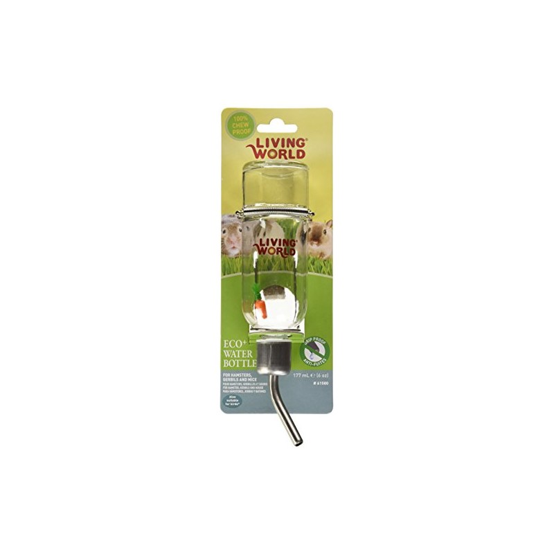Living World Eco Chew Proof Water Bottle, 177 ml, 6
