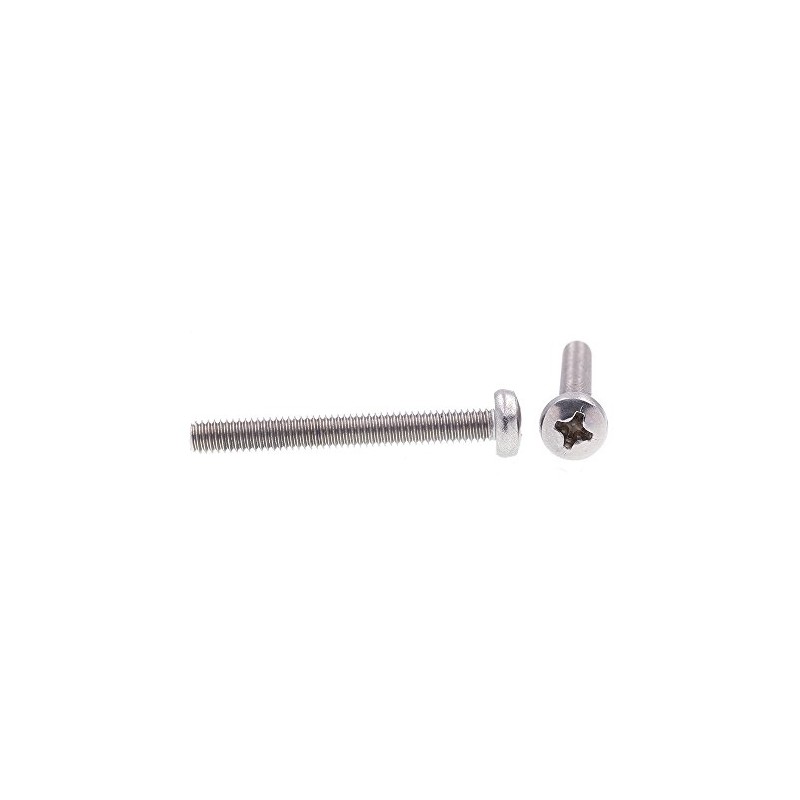 Prime-Line 9131260 Machine Screws, Metric, Pan Head, Phillips Drive, M4-0.7