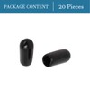 QUARKZMAN Pack of 20 Thread Protection Flexible Waterproof Rubber End