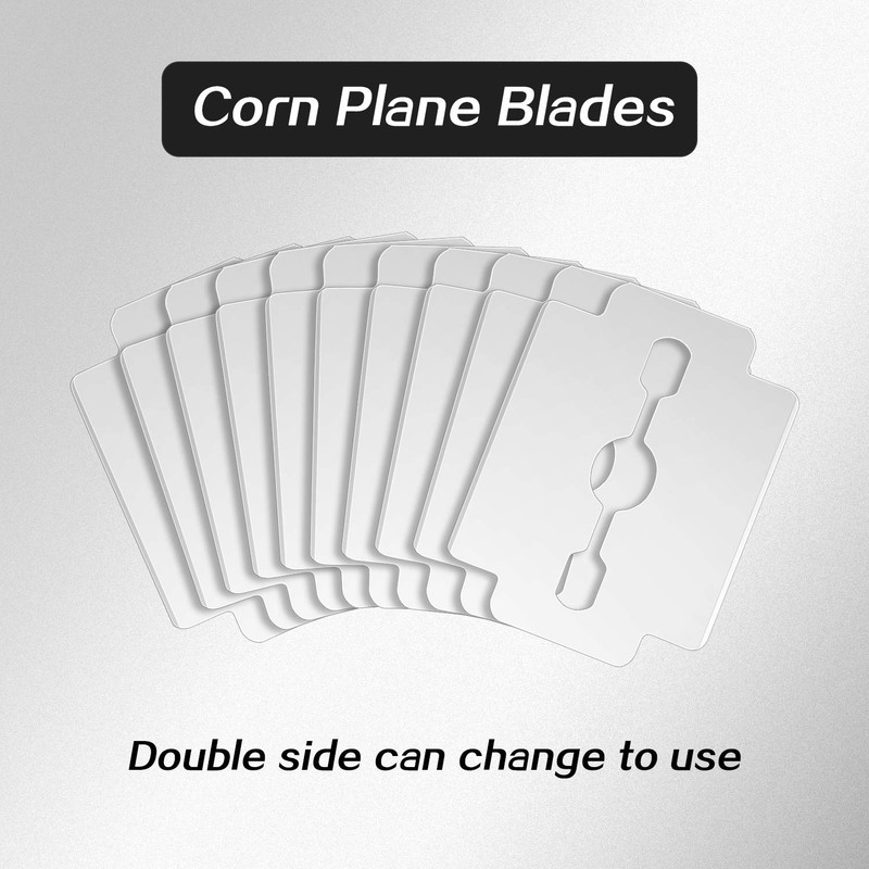 Mudder 50 Pieces Callus Shaver Replacement Blades Corn Plane Stainless