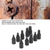 10Pcs Broken Screw Extractor Set 1/4 7/32 3/16 5/32 1/8