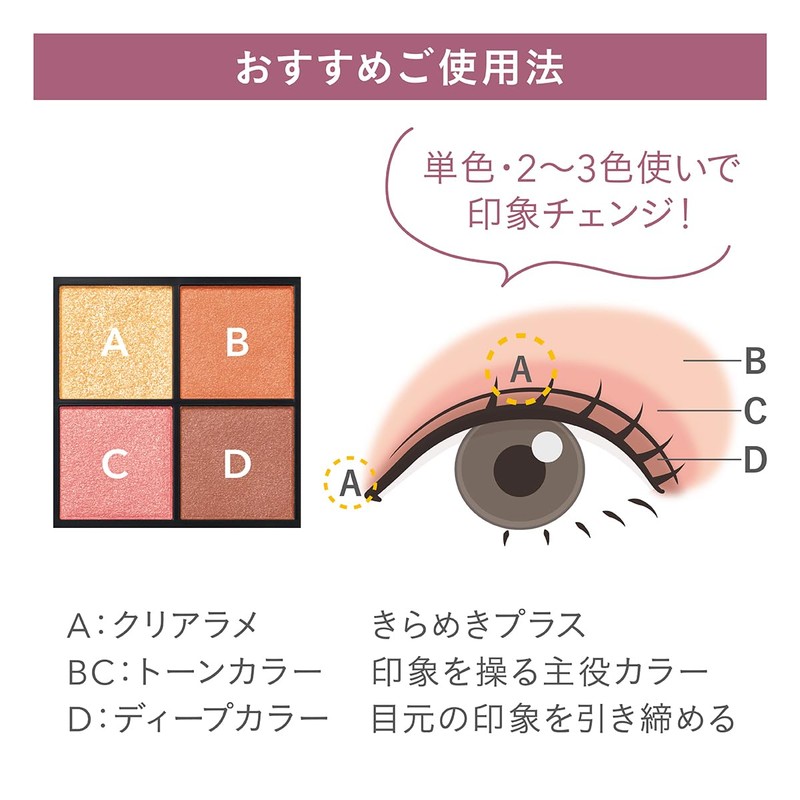 Kiss Me Ferme Styling Eye Palette 02 Apricot Bijou Eye