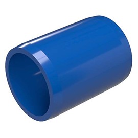 FORMUFIT F001ECO-BL-10 1" Furniture Grade External Coupling in Blue, 1.315" ID, PVC (Pack of 10)