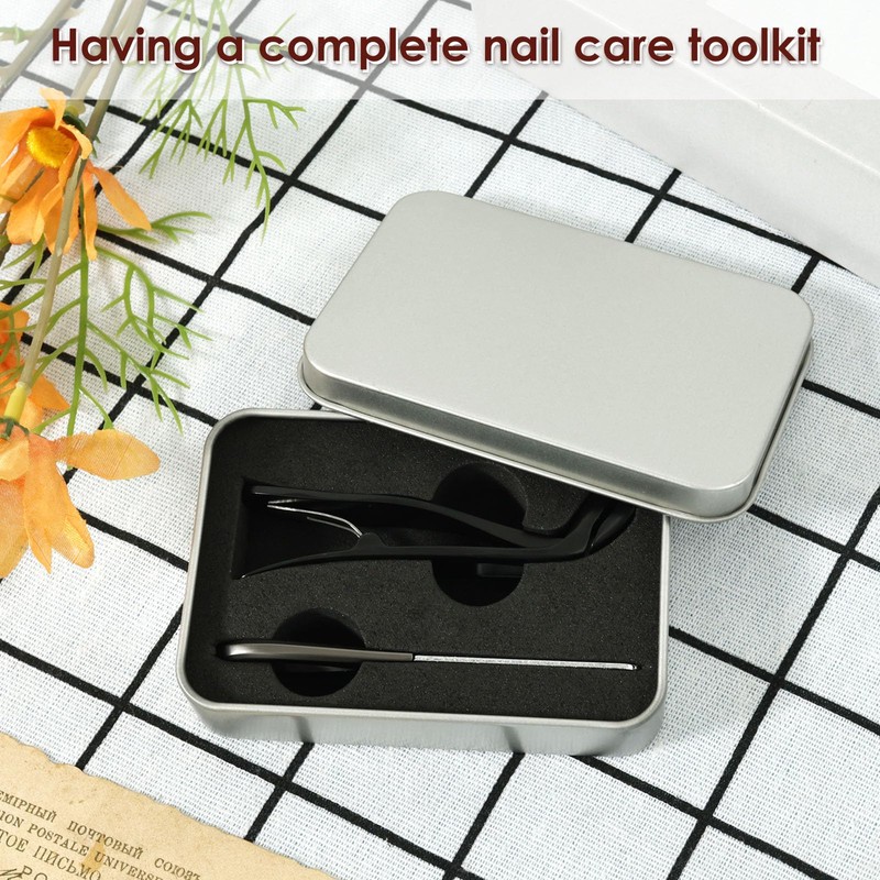 Nail Clippers for Seniors Angled Head Ergonomic Toenail Clippers with