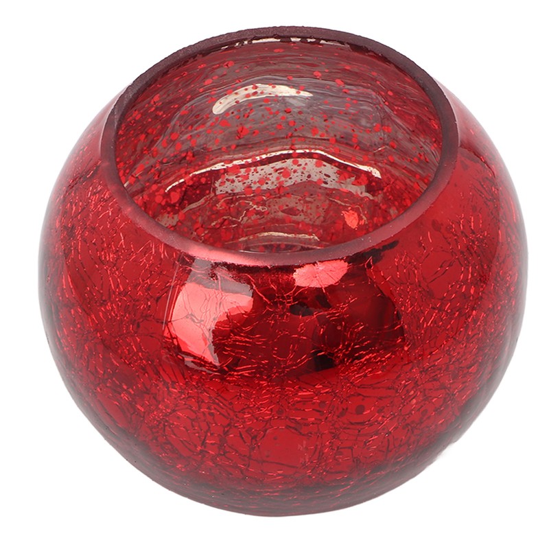 Round Glass Candle Holder Glass Tealight Votive Holder for Wedding