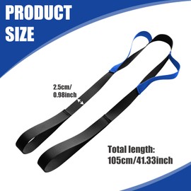 Gurfzcyuoo Leg Lifter Mobility Aid for Bed 105cm Long Leg Lifter Strap & Thigh Lifters Knee Replacement Recovery Aids for Wheelchair, Bed, Car, Couch, Car, Wheelchair