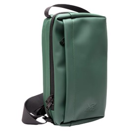 X RAY Men's Shoulder Bag Crossbody Backpack for Men, EDC PU Leather Sling Carry Bag for Travel, Work, Gym-03001 - Olive