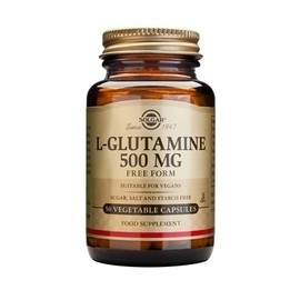Solgar L-Glutamine 500mg 50 Vegetable Capsules