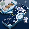 Aisi Student Multifunction Pen Pencil Case with 2 Compartments Cute