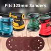 Pack of 100 Sandpaper 125 mm Velcro, 100 Grit 8