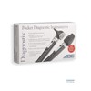 ADC Otoscope, Pocket Size, LED Lamp, 2.5V Hard Case, Diagnostix