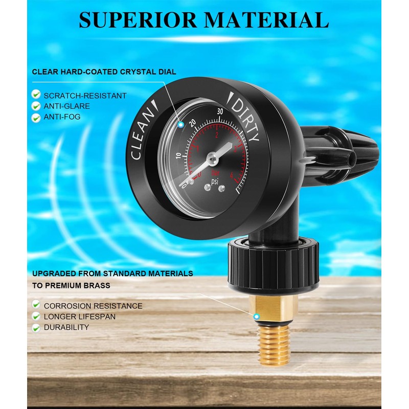 Upgraded Brass Insert R0357200 Air Gauge Release Valve Assembly Replacement