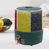 BANLICALI 6 Grid Rice Dispenser, 360° Rotating Dry Rice Dispenser