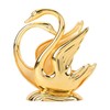 Swan Napkin Holder Golden Swan Design Rustproof Alloy Elegant Style