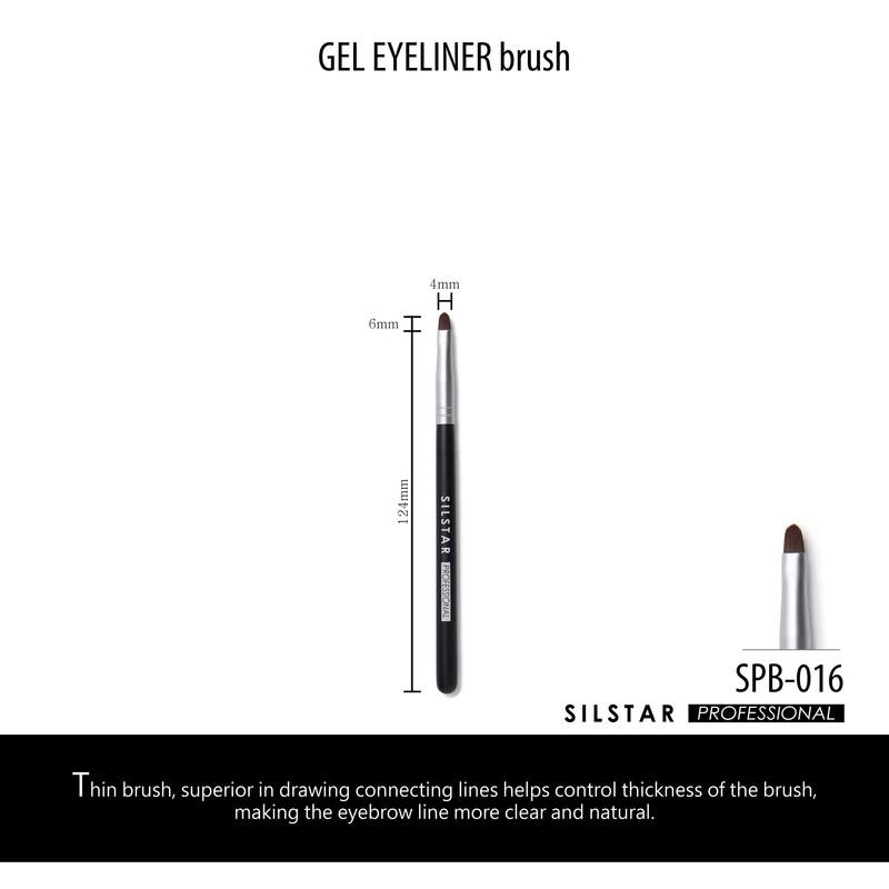 SILSTAR PROFESSIONAL GEL EYELINER BRUSH MADE IN KOREA SPB016..