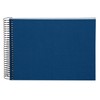 Spiral album BELLA VISTA uni 24/17 blue with white pages