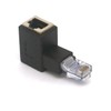 GLHONG Angled RJ45 Ethernet Adapter, 90 Degree RJ45 8P8C Male