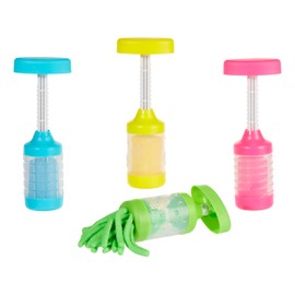 Wonder Factory Never Dry Dough Extruder - Contains 74 ml of Clay, Colourful Modelling Clay, Does Not Dry Out, Gluten-Free and Pleasant Smelling, Creative Toy for Children