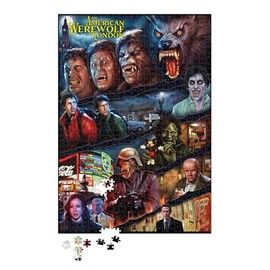 An American Werewolf 1000 Piece Jigsaw Puzzle - An American Werewolf In London - Peter Panayis Classic Horror Gothic Horror Jigsaw Puzzle Horror Movie Jigsaw Puzzle for Adults Horror Gift
