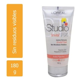 Gel Para Peinar Loréal Paris Studio Line Invisi Fix 5 Fijación Fuerte 180g