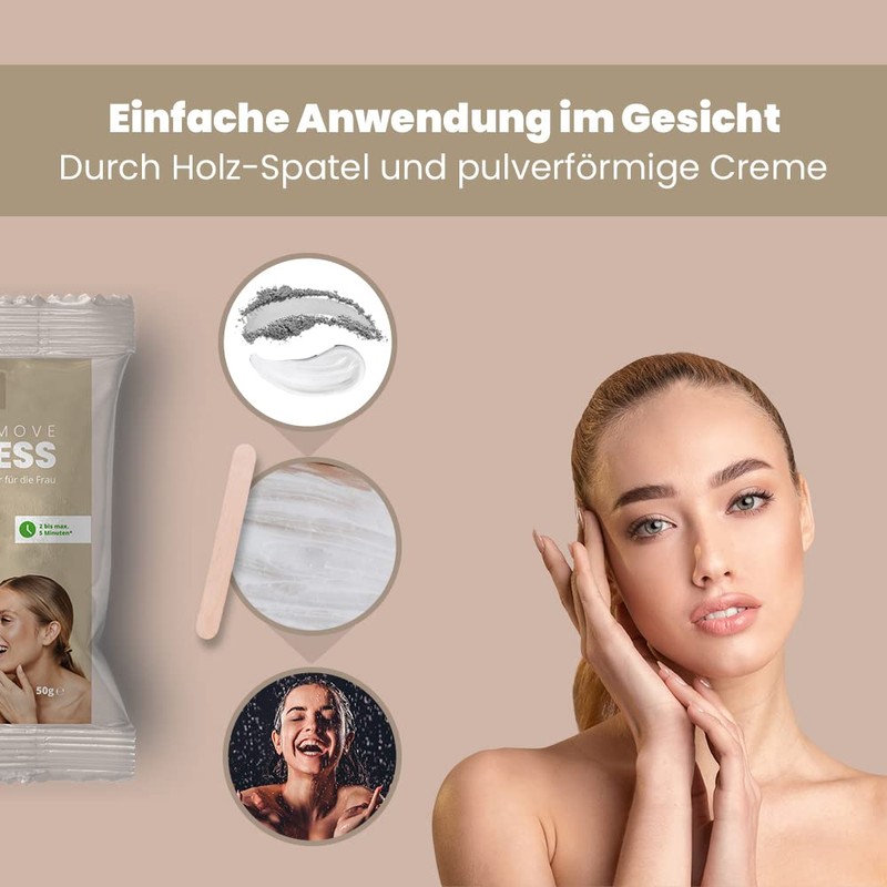 Capillum Amove ShaveLess Face & Lips Painless Hair Removal Cream