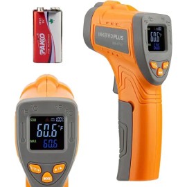 Termómetro Infrarrojo Digital Inkbird INK-F01 Naranja Cocina Horno -50C a 550C                                                                        