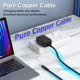 UL Listed 5V 3A Scanner Charger Power Cord for Brother ADS-1190 ADS-1200 ADS-1250W ADS-1700W ADS-1300 ADS1190 ADS1200 Desktop Scanner Replacement AC Adapter