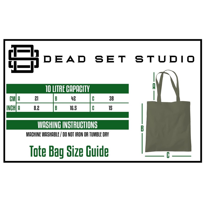 Dead Set Studio 40th Birthday Gift Bags - Canvas Tote
