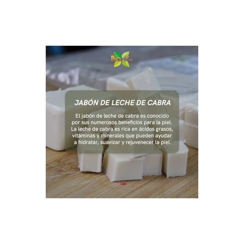 Base de Jabón de Leche de Cabra (1, Kilogramos)