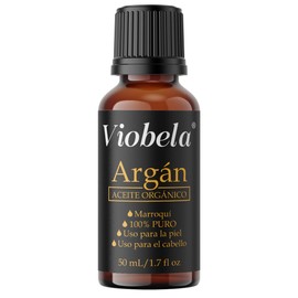 Aceite de Argán Orgánico 100% puro y natural, de Marruecos, Para piel, cabello, barba, 50ml