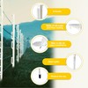 20 Pack 48inch Step-in Electric Fence Posts – Temporary Plastic