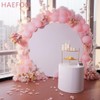 Haefoo 7.2FT White Round Backdrop Cover for 5 to 7.2ft