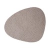 Lind DNA Curve 98863 Glass Coaster Recycled Leather Hippo Anthracite