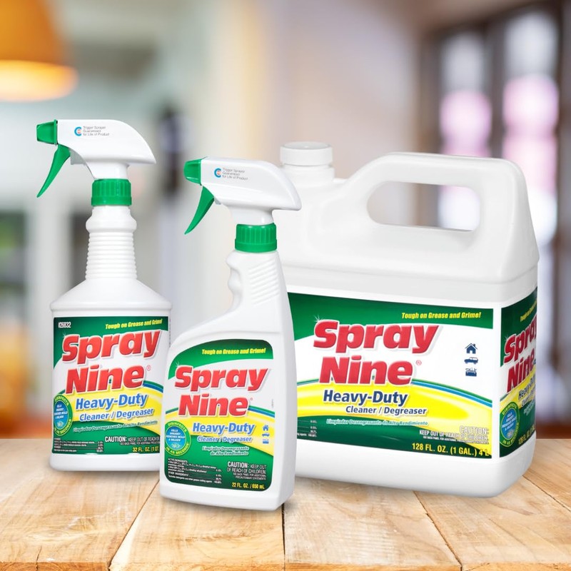 Spray Nine 26801 Heavy Duty Cleaner, Degreaser & Disinfectant for