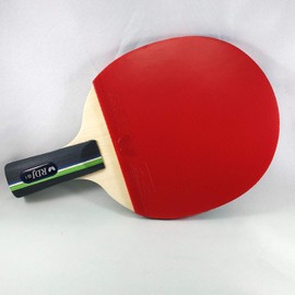 Butterfly RDJ CS1 Chinese Penhold Table Tennis Racket - Good Spin. Better Speed. Even Better Control. - RDJ Series - Recommended for Beginning Level Players, Red and Black