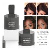 Polvo Cosmético Para Fibra Capilar De Color Negro Y Marrón