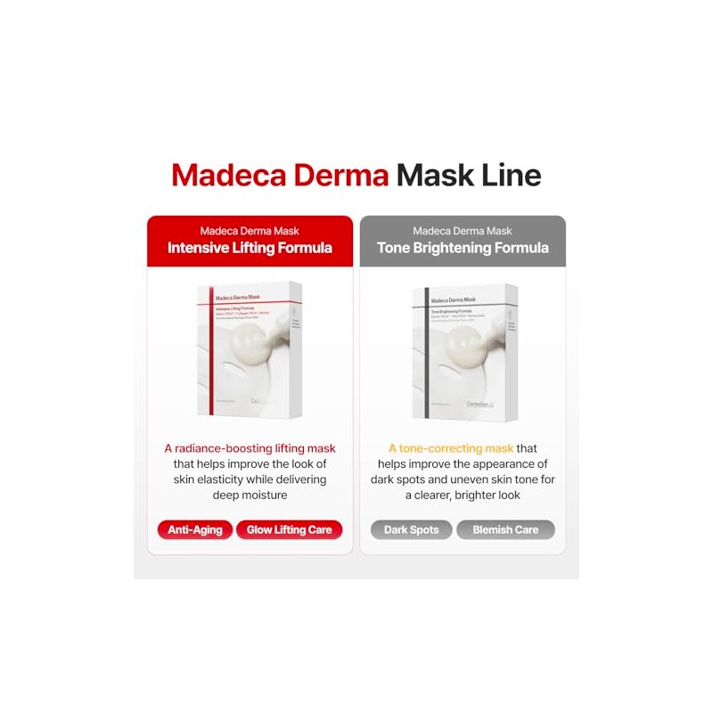 Centellian24 Madeca Derma Mask Intensive Lifting, 25 ml, 10 Piezas