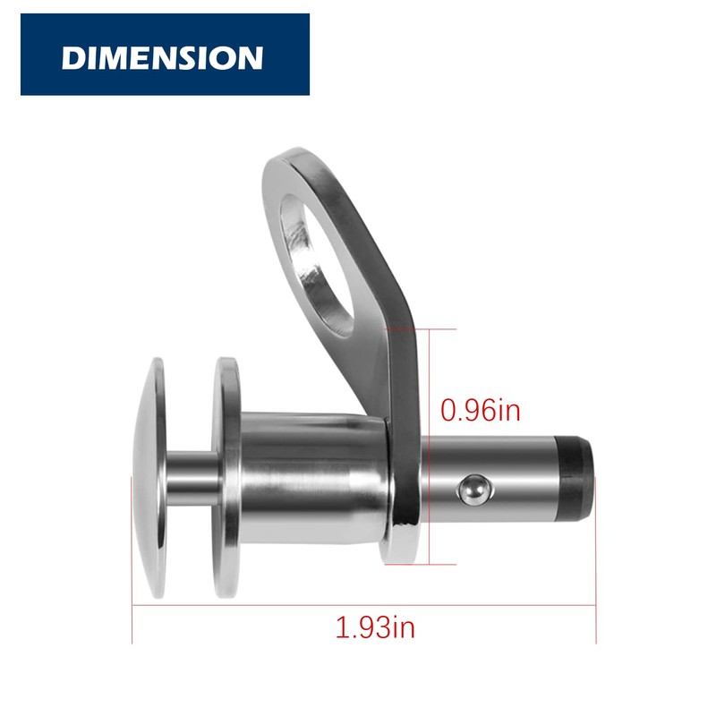 Marine Stainless Steel Quick Release Fender Holder, Easy Pop Up