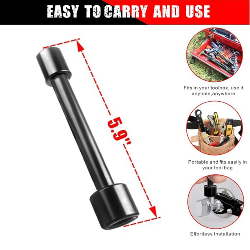 Angle Stop Wrench Nickel Plated Steel Nut Tightening Plumbing Wrench